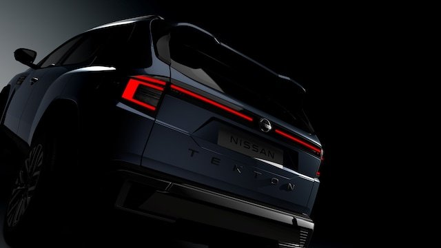 all-new-nissan-tekton-rear-2025-10-dc219fef72d6cf953a21a57f2d1672c3 New Nissan Tatan C-SUV is taking 2026 to launch in India.
